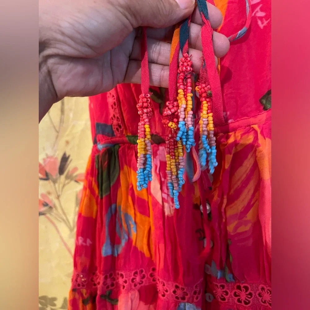 Farm Rio
Mixed Fruits Ocean Tiered Midi-Dress - Picture 10 of 13